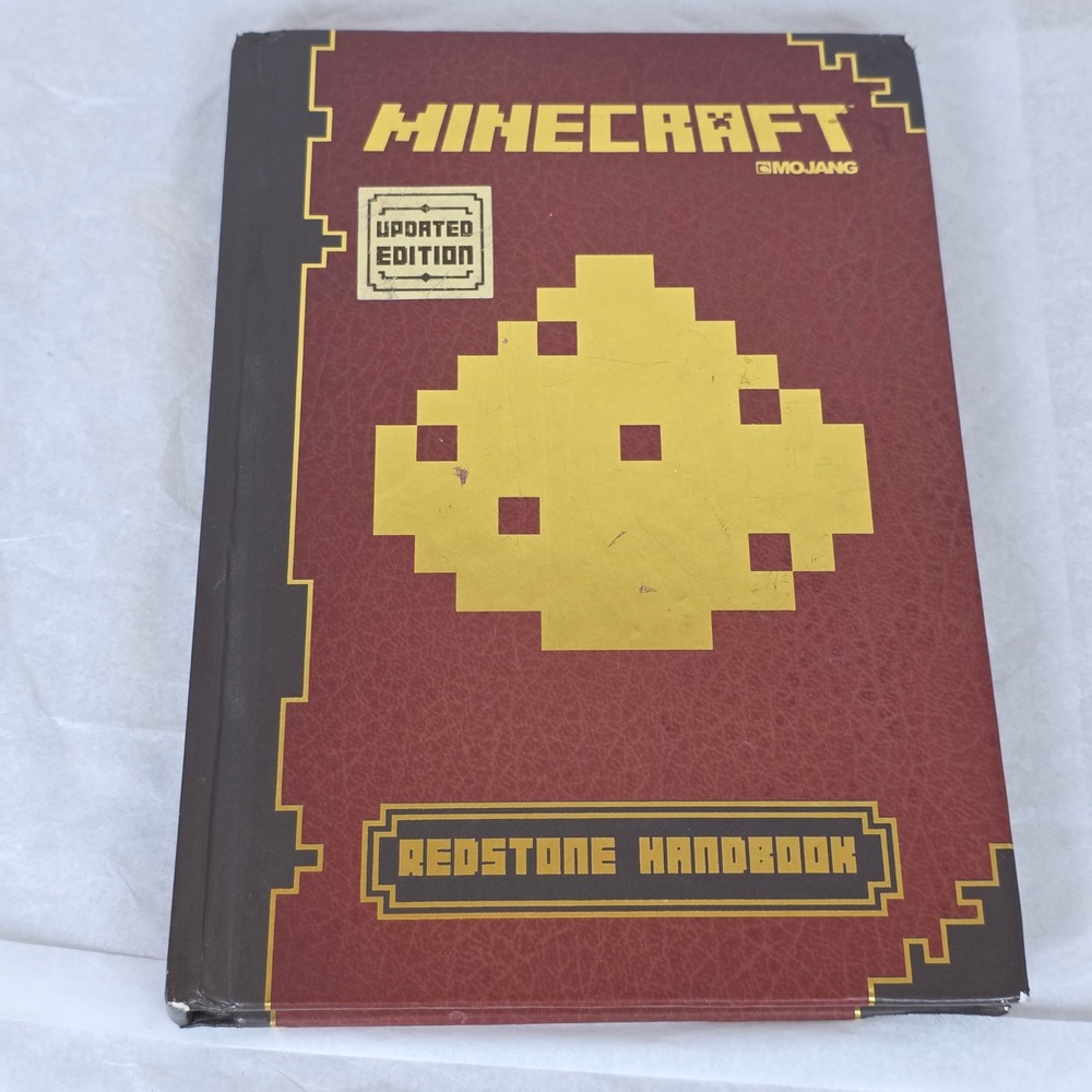 Minecraft‎ Redstone Handbook Updated Edition Scholastic Hardcover 2015 Mojang
